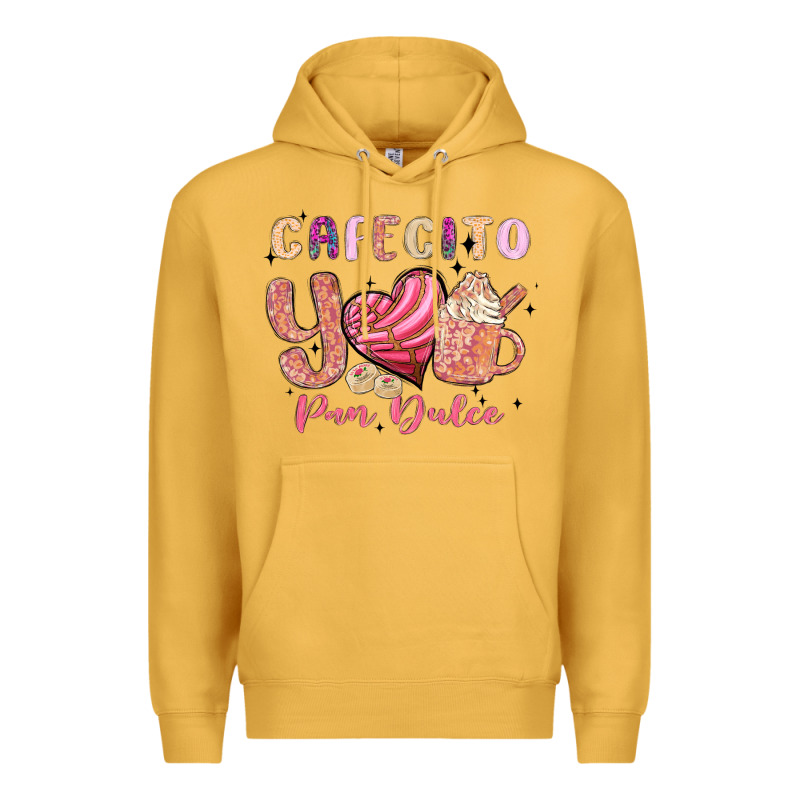 Cafecito Y Pan Dulce Premium Hoodie by MaliasSmallBusiness | Teevron