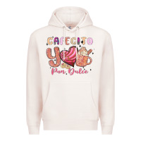 Pale Pink cafecito y pan dulce Premium Hoodie - MaliasSmallBusiness