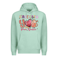 Seafoam cafecito y pan dulce Premium Hoodie - MaliasSmallBusiness