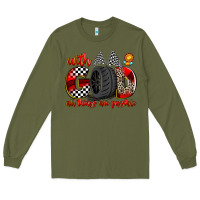 Army Green with god all things are possible Long Sleeve Tee - Zillion Design Studio