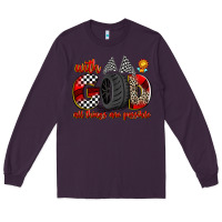 Plum with god all things are possible Long Sleeve Tee - Zillion Design Studio