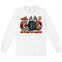 White with god all things are possible Long Sleeve Tee - Zillion Design Studio