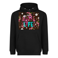 Black nurse life with pearls Heavyweight Hoodie - AdoDesignShop