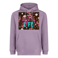 Lavender nurse life with pearls Heavyweight Hoodie - AdoDesignShop