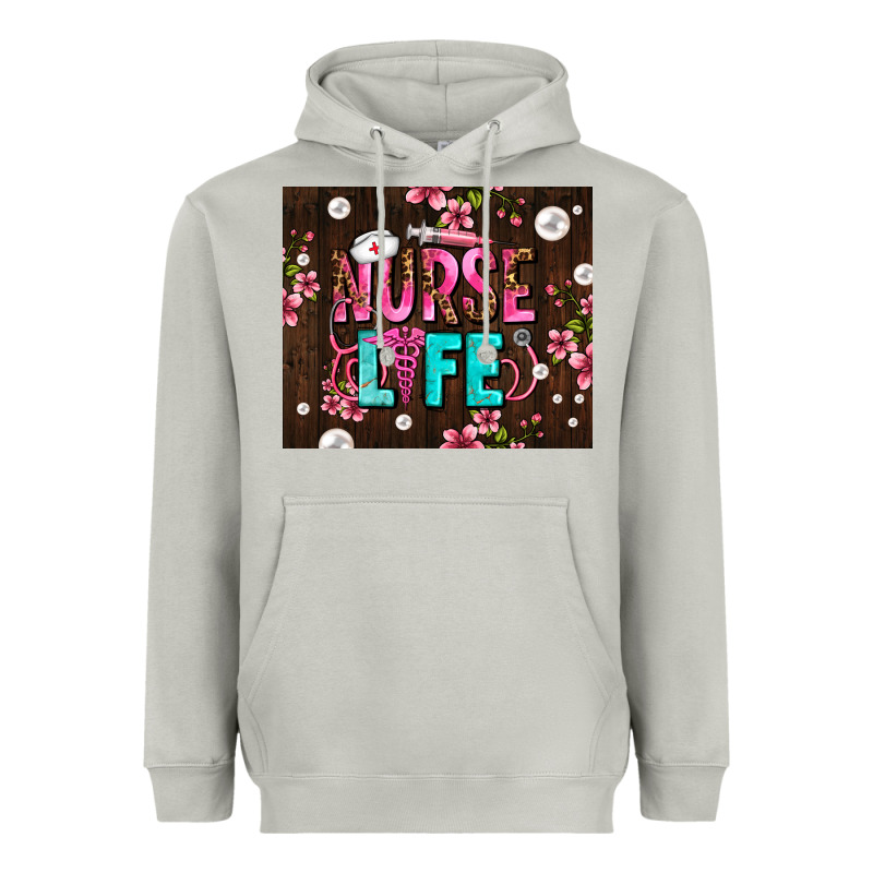 Nurse Life With Pearls Heavyweight Hoodie by AdoDesignShop | Teevron