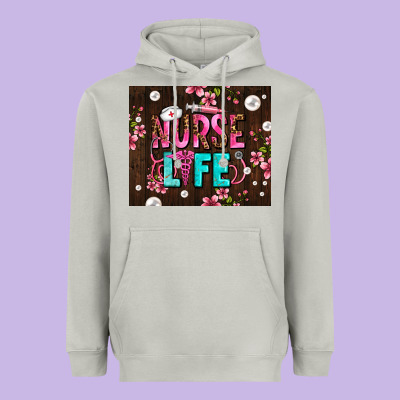 Nurse Life With Pearls Heavyweight Hoodie Designed By Adodesignshop