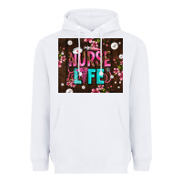 White nurse life with pearls Heavyweight Hoodie - AdoDesignShop