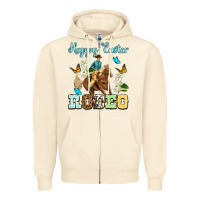 Sandshell Happy Easter rodeo Zipper Hoodie - OliviaCreatesArt