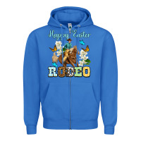 True Royal Happy Easter rodeo Zipper Hoodie - OliviaCreatesArt