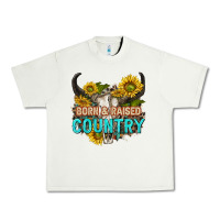 Pistachio born and raised country tbw Urban Heavy Tee - texasbilliewilder