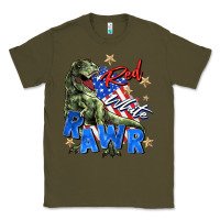Army Green red white rawr Classic Tee - Zillion Design Studio