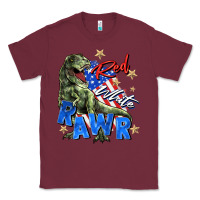 Burgundy red white rawr Classic Tee - Zillion Design Studio