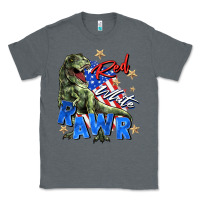 Charcoal Heather red white rawr Classic Tee - Zillion Design Studio