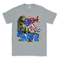 Heather Grey red white rawr Classic Tee - Zillion Design Studio