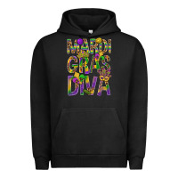 Pigment Black Mardi Gras diva Urban Hoodie - BundleAndBundleShop