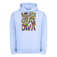 Pigment Grape Ice Mardi Gras diva Urban Hoodie - BundleAndBundleShop