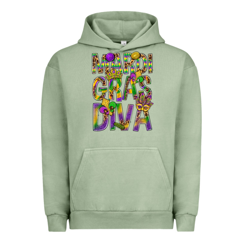 Mardi Gras Diva Urban Hoodie by BundleAndBundleShop | Teevron