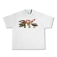 Lunar Rock Christmas alligator pelican crawfish Urban Heavy Tee - BarkalooDesign