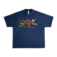 Navy Christmas alligator pelican crawfish Urban Heavy Tee - BarkalooDesign