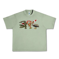 Oil Green Christmas alligator pelican crawfish Urban Heavy Tee - BarkalooDesign