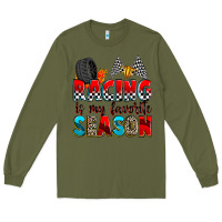 Army Green racing is my favorite season Long Sleeve Tee - Zillion Design Studio