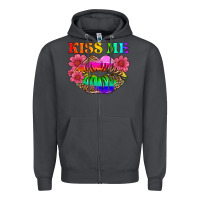 Smoke lgbtq kiss me Zipper Hoodie - HRA Design Shop