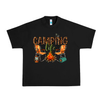 Black camping life Urban Heavy Tee - texasbilliewilder