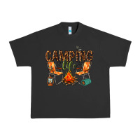 Pigment Black camping life Urban Heavy Tee - texasbilliewilder