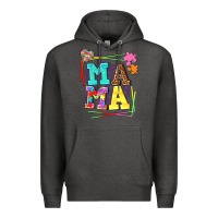 Charcoal Heather Autism Mama Premium Hoodie - NancyCooperArtShop