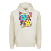Oatmeal Heather Autism Mama Premium Hoodie - NancyCooperArtShop