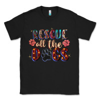Black rescue all the dogs Classic Tee - Zillion Design Studio