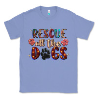 Colony Blue rescue all the dogs Classic Tee - Zillion Design Studio