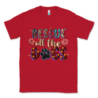 Red rescue all the dogs Classic Tee - Zillion Design Studio