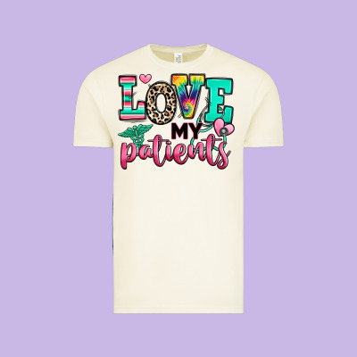 Vintage Tee love my patients nurse
