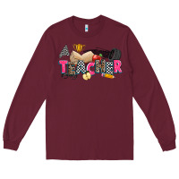 Burgundy race teacher Long Sleeve Tee - Zillion Design Studio