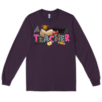 Plum race teacher Long Sleeve Tee - Zillion Design Studio