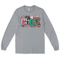 Heather Grey cscc Long Sleeve Tee - AdoDesignShop