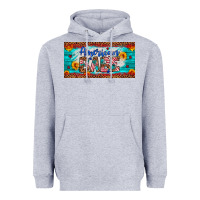 Heather Grey american babe Heavyweight Hoodie - Artiststas