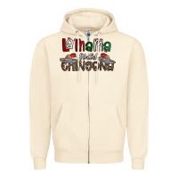 Sandshell la mama mas chingona Zipper Hoodie - CowhideDigitalArt