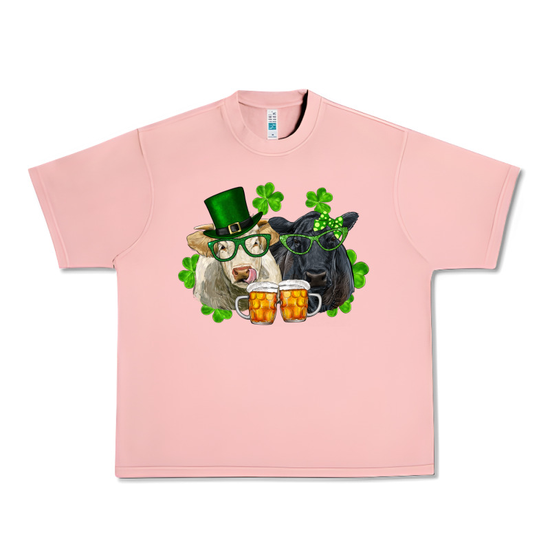 St. Patrick's Day Charolais And Black Angus Cows Urban Heavy Tee by RanaPortraitStore | Teevron