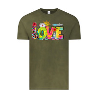 Vintage Olive love nurse summer Vintage Tee - RanaPortraitStore