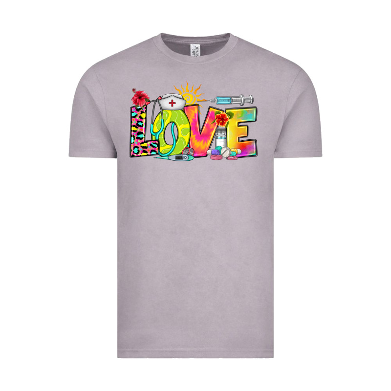 Love Nurse Summer Vintage Tee by RanaPortraitStore | Teevron