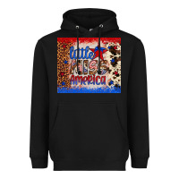 Black little miss america Heavyweight Hoodie - Artiststas