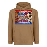 Toasted Coconut little miss america Heavyweight Hoodie - Artiststas