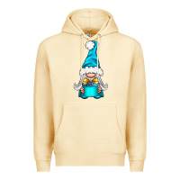 Pina Colada winter gnome with gift Premium Hoodie - NancyCooperArtShop