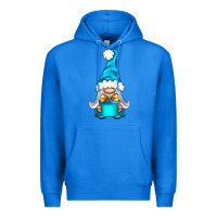 True Royal winter gnome with gift Premium Hoodie - NancyCooperArtShop