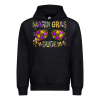 Black Mardi gras dude Urban Hoodie - BundleAndBundleShop