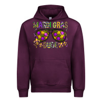 Mauve Wine Mardi gras dude Urban Hoodie - BundleAndBundleShop
