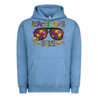 Pigment Pebble Blue Mardi gras dude Urban Hoodie - BundleAndBundleShop