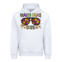 White Mardi gras dude Urban Hoodie - BundleAndBundleShop